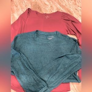 Set of two beautiful Fair trade made tops